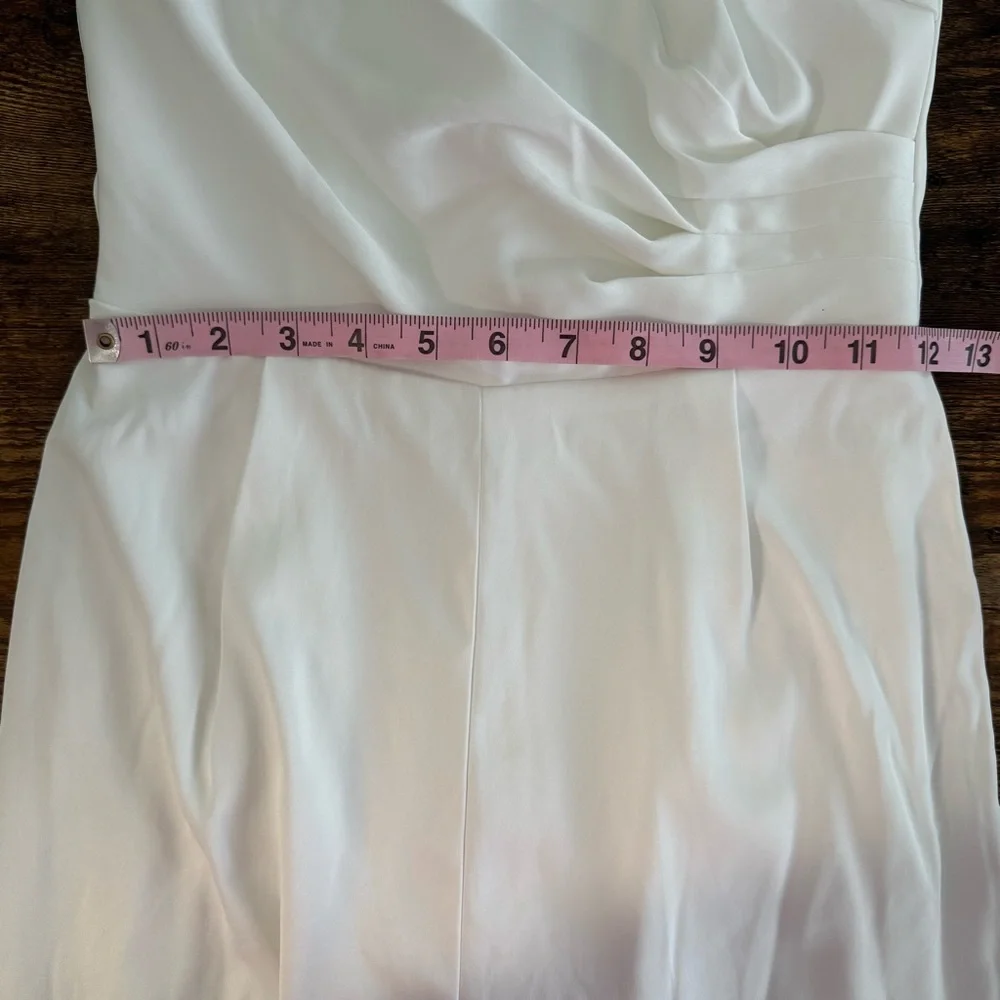Lulus Beloved Bliss Ivory Strapless Slim Leg Bow Jumpsuit-Size XS NWOT - Picture 12 of 14